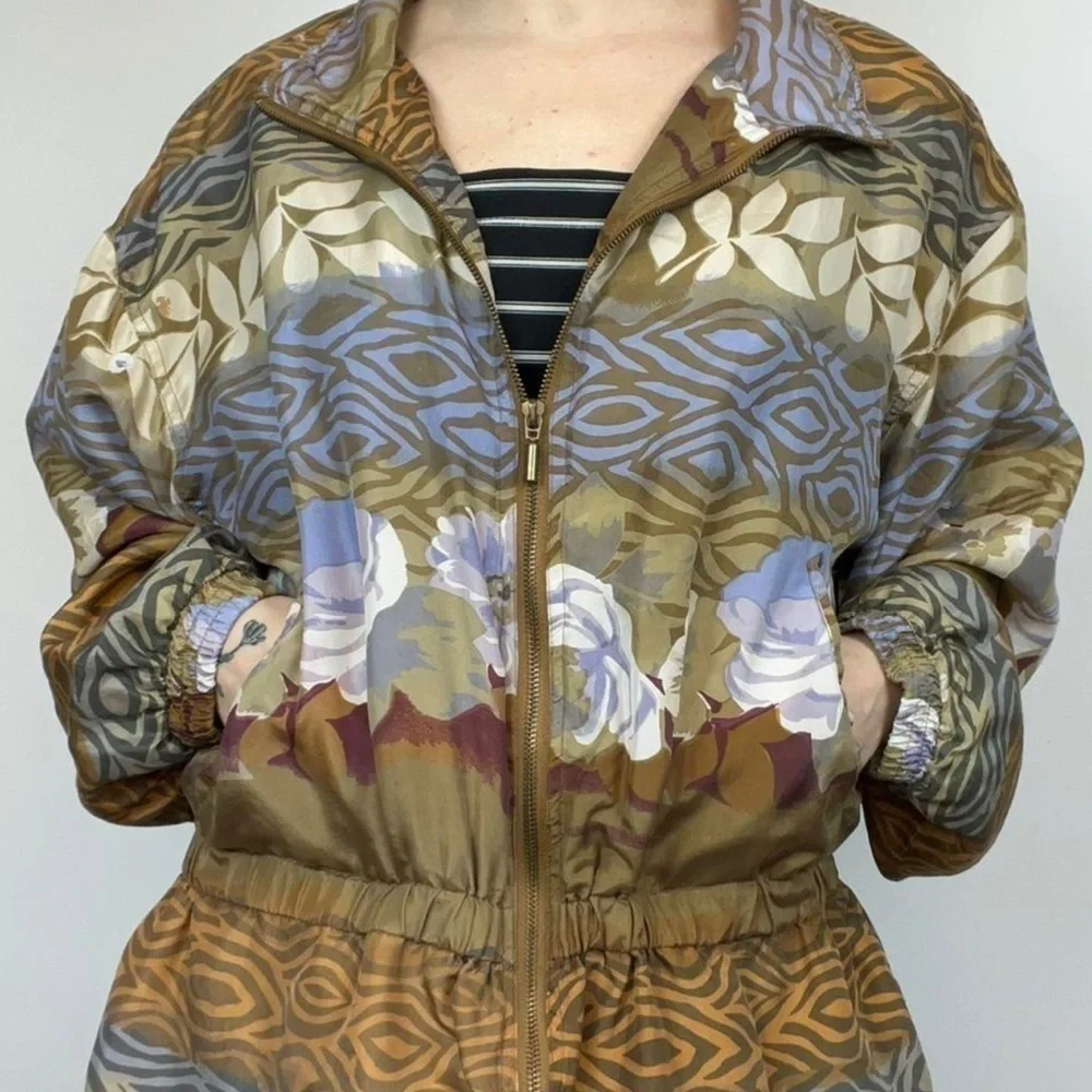 Vintage East West Silks Bomber Jacket / 80's / Silk / small / generous sizing